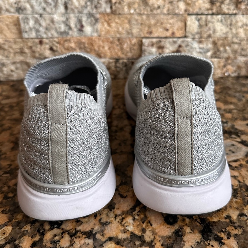 Apl Techloom Wave Sneaker Metallic Silver View 5